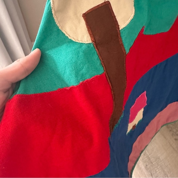 ONE OF A KIND! Patchwork Quilted Bottom Jumper Dress - Picture 12 of 13